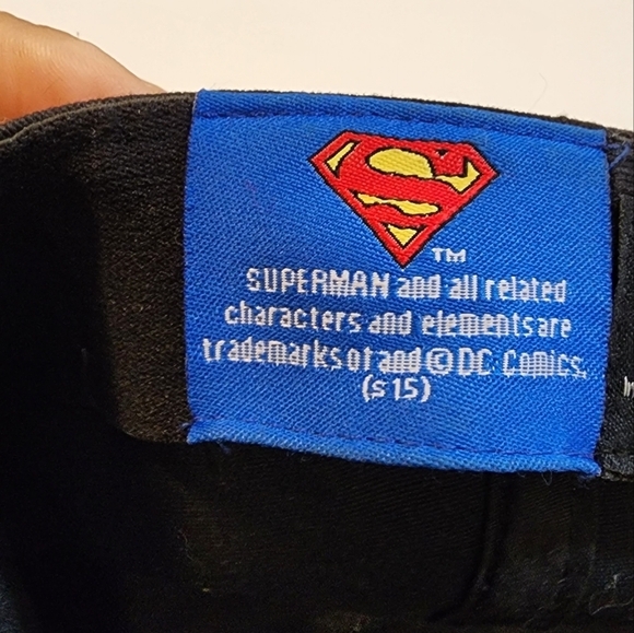 SUPERMAN black men's hat OS - Picture 8 of 9